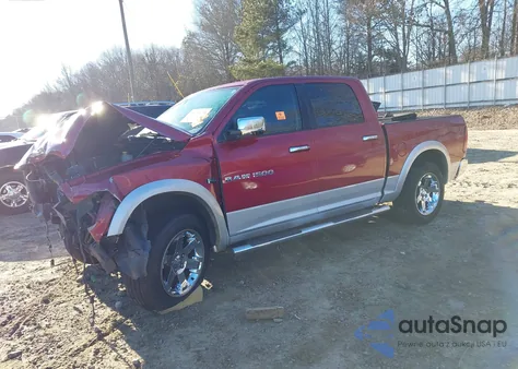 2012 Ram 1500 Laramie из США, поврежденный, VIN 1C6RD6NT6CS137591